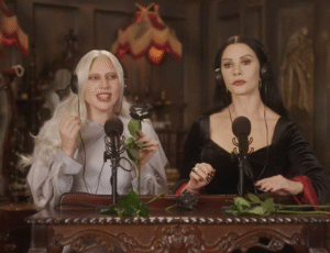 Gaga Joins Catherine Zeta-Jones for a Spooky ASMR Video