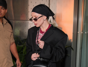 Photos: Gaga arrives at Linate Prime airport, Milan