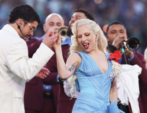 Gaga Shines During Bad Bunny Super Bowl Halftime Show!